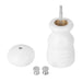 Olympia Salt Or Pepper Grinder White Hevea Wood 125mm Olympia