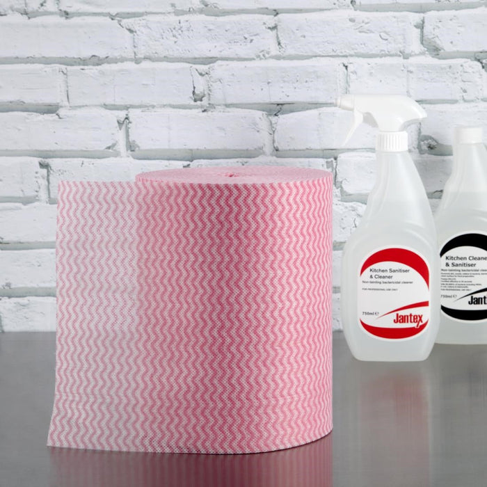 Robert Scott All-Purpose Antibacterial Cleaning Cloths Red (200 Pack) Robert Scott