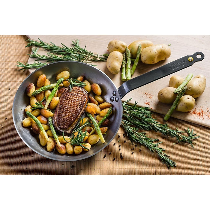 De Buyer Mineral B Black Iron Non-Stick Frying Pan 28cm De Buyer