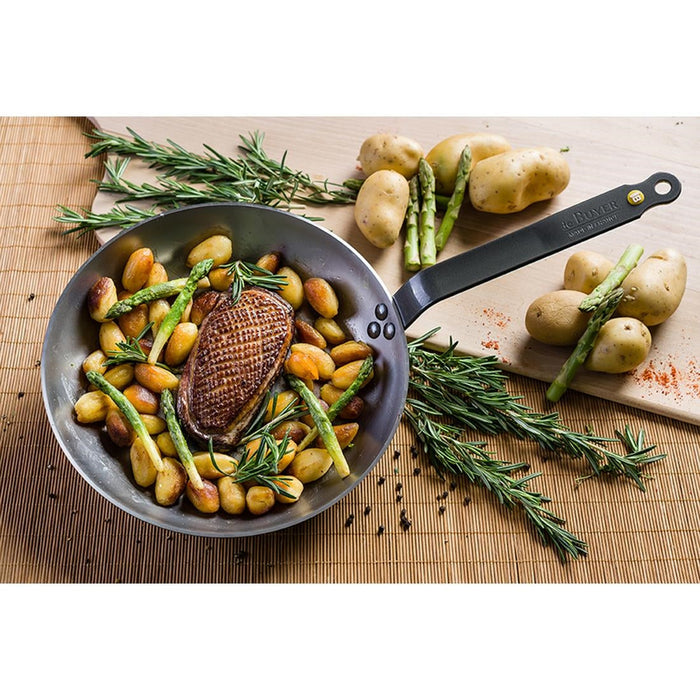 De Buyer Mineral B Black Iron Non-Stick Frying Pan 20cm De Buyer