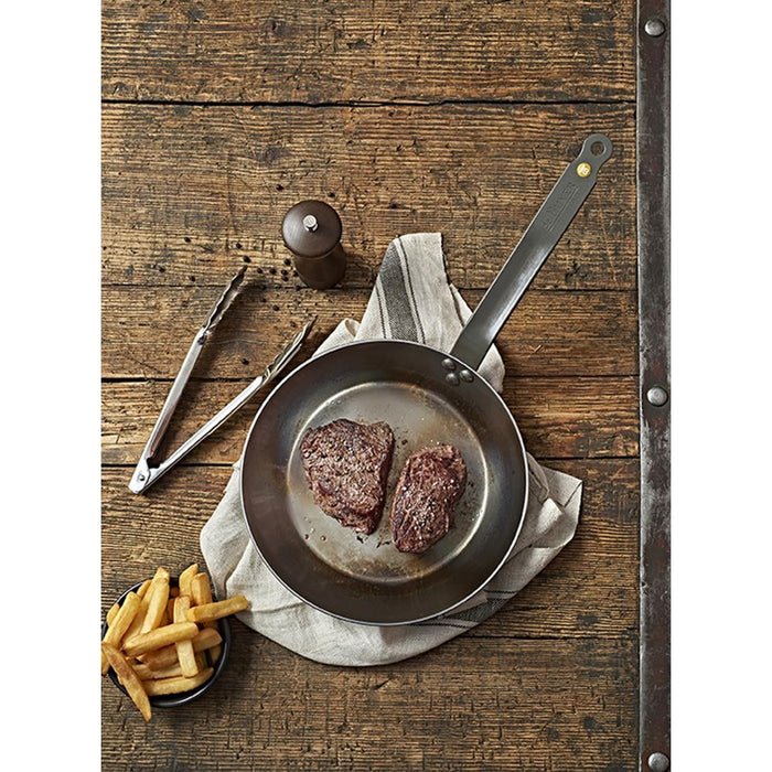 De Buyer Mineral B Black Iron Non-Stick Frying Pan 20cm De Buyer