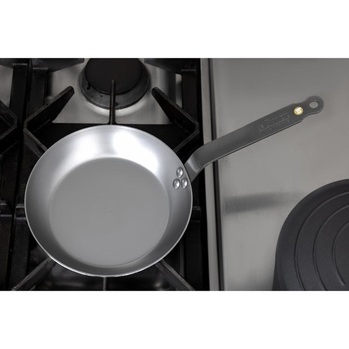 De Buyer Mineral B Black Iron Non-Stick Frying Pan 24cm De Buyer