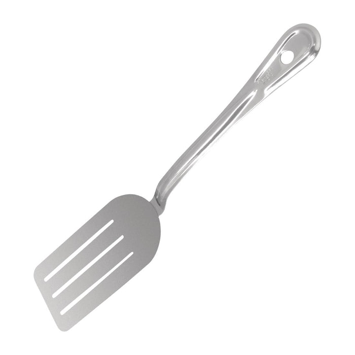 Length: 14". Material: Stainless steel. Flexible handle.