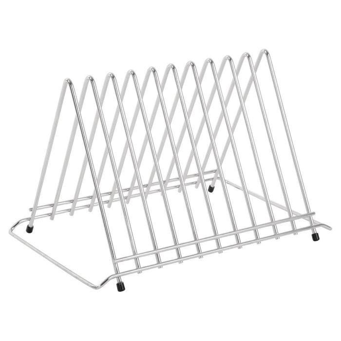 Stainless steel. Ten slots. Fits boards up to 30mm thick