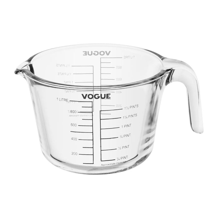 Vogue Glass Measuring Jug 1080ml Vogue