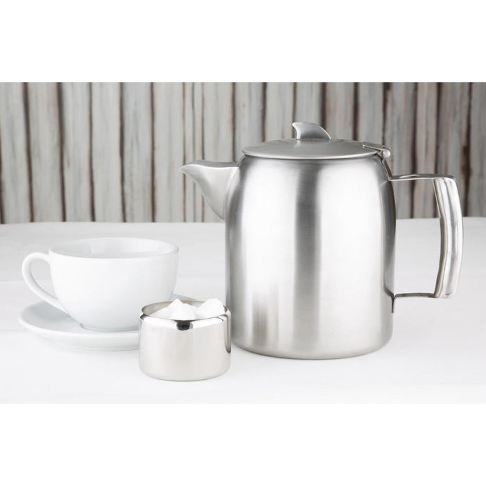 Olympia Airline Teapot Stainless Steel 1.6Ltr Olympia