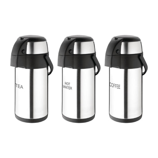 Olympia Pump Action Airpot Etched 'Coffee' 3Ltr Olympia
