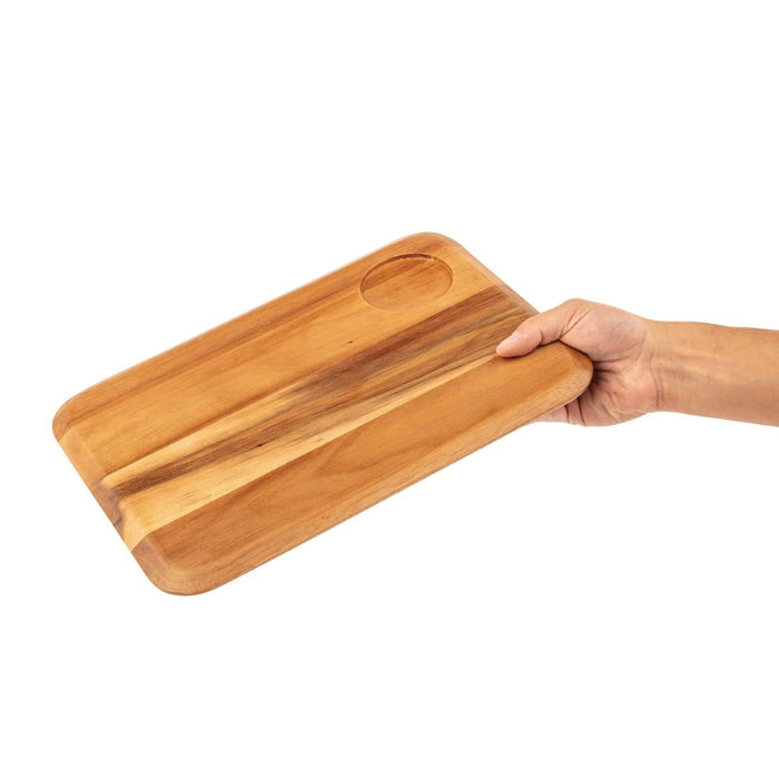 Olympia Rounded Acacia Wooden Serving Board Olympia