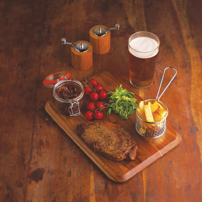 Olympia Rounded Acacia Wooden Serving Board Olympia