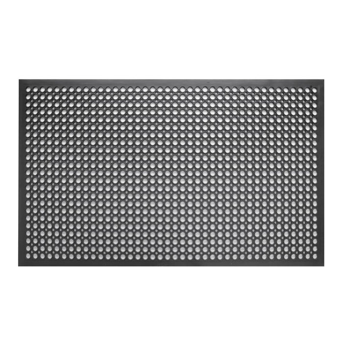 Jantex Rubber Anti Fatigue Anti Slip Floor Safety Mat Black 1500 x 900mm Jantex