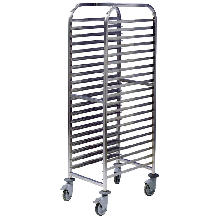 Material: Stainless steel. Size: 1700(H) x 540(W) x 700(D)mm. Capacity: 20 trays / 200kg