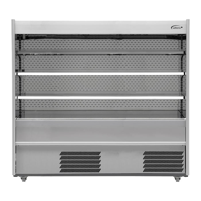 Stainless Steel Finish. 3 Shelves. Model: R180-SCN