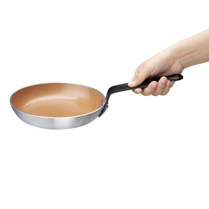 Vogue Aluminium Non-Stick Ceramic Coated Frying Pan 20cm Vogue