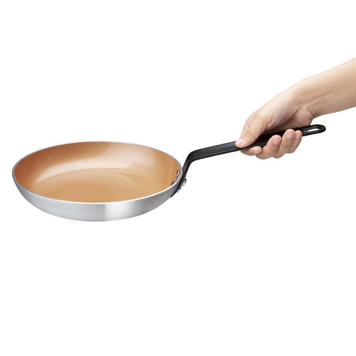 Vogue Aluminium Non-Stick Ceramic Coated Frying Pan 24cm Vogue
