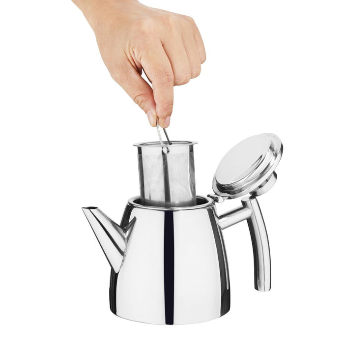 Olympia Conical Insulated Stainless Steel Teapot with Filter 350ml Olympia