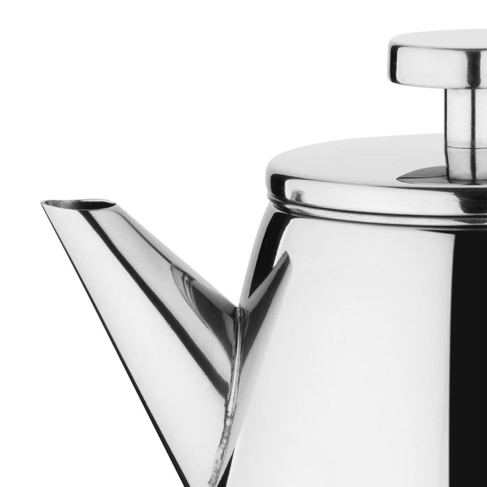 Olympia Conical Insulated Stainless Steel Teapot with Filter 600ml Olympia
