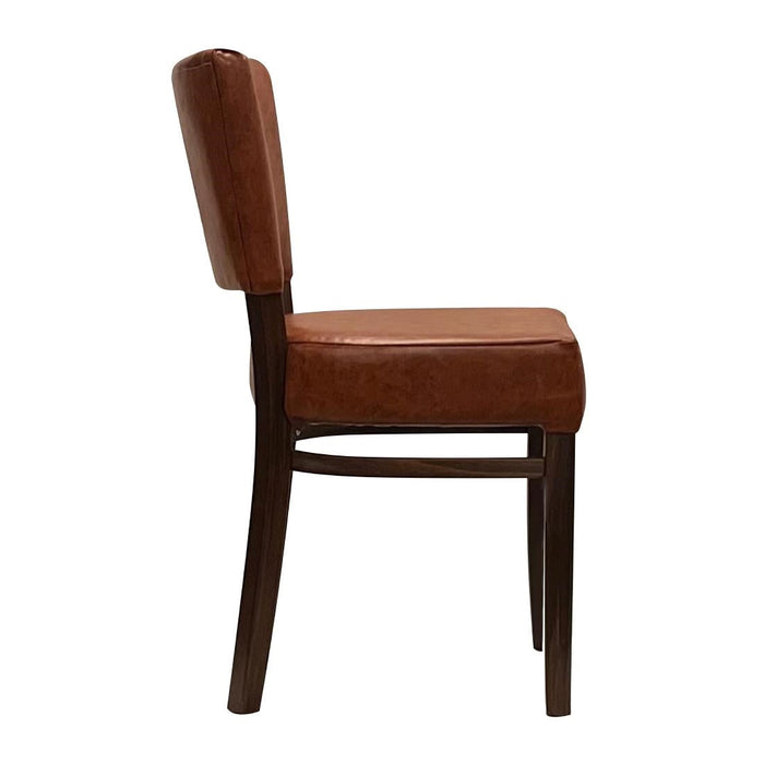 Oregon Dining Chair with Bison Tan Vinyl (2 Pack) Everyday