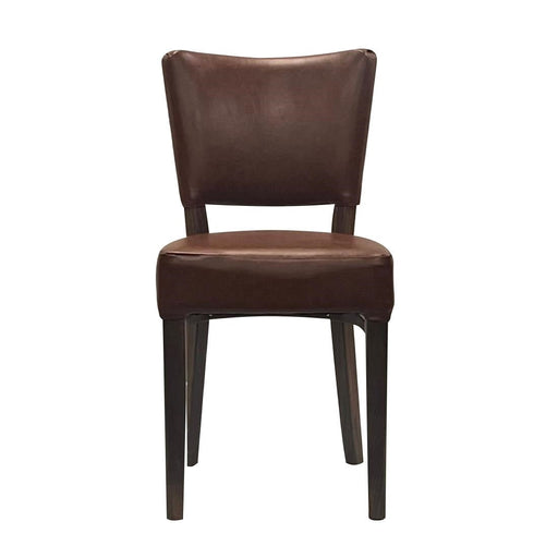 Oregon Dining Chair with Bison Espresso Vinyl (2 Pack) Everyday