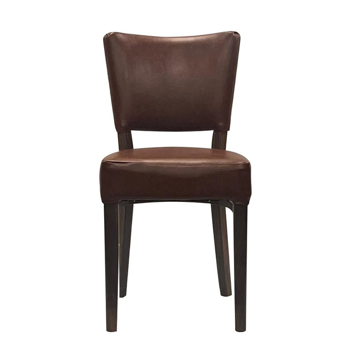 Oregon Dining Chair with Bison Espresso Vinyl (2 Pack) Everyday