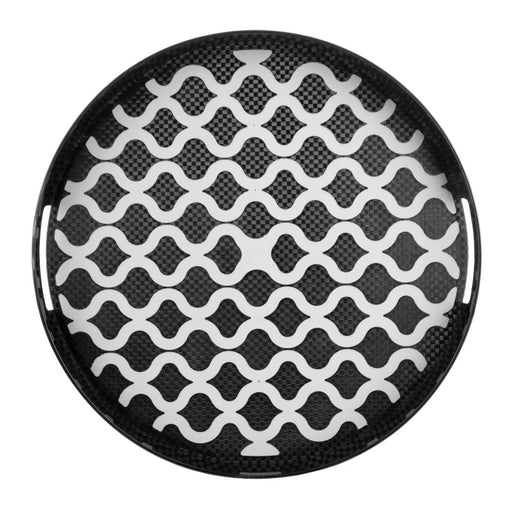 Olympia Kristallon PC Round Non Slip Tray With Handles 405mm Olympia