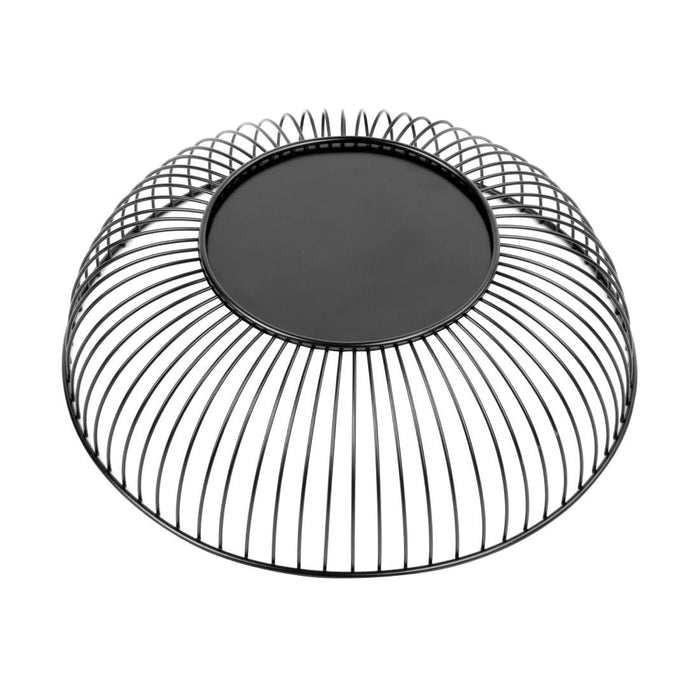 Olympia Wire Food Display Bowl Round Black 285x85mm Olympia