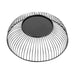 Olympia Wire Food Display Bowl Round Black 285x85mm Olympia