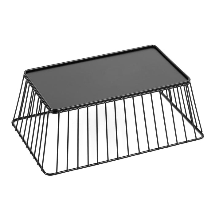 Olympia Wire Food Display Tray Rectangular Black 280x180x100mm Olympia
