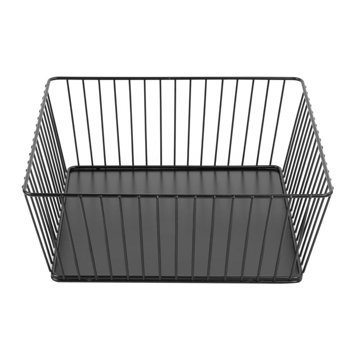 Olympia Wire Food Display Tray Square Black 280x280x100mm Olympia