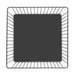 Olympia Wire Food Display Tray Square Black 280x280x100mm Olympia