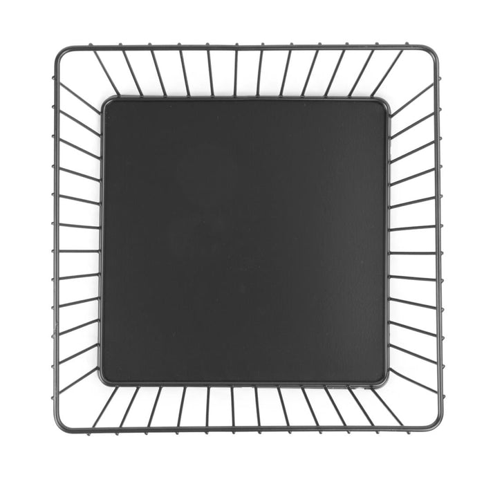 Olympia Wire Food Display Tray Square Black 230x230x100mm Olympia