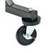 Black and Chrome Garment Rail with 20 Grey Hangers Commercial Hangers