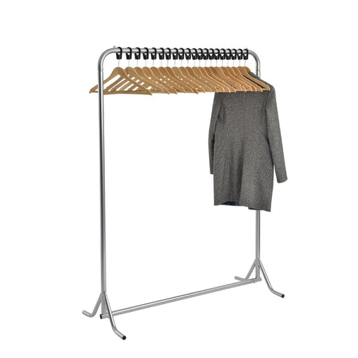 Includes 20 anti-theft wooden hangers