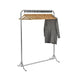 Includes 20 anti-theft wooden hangers