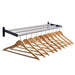 Includes 10 wooden hangers
