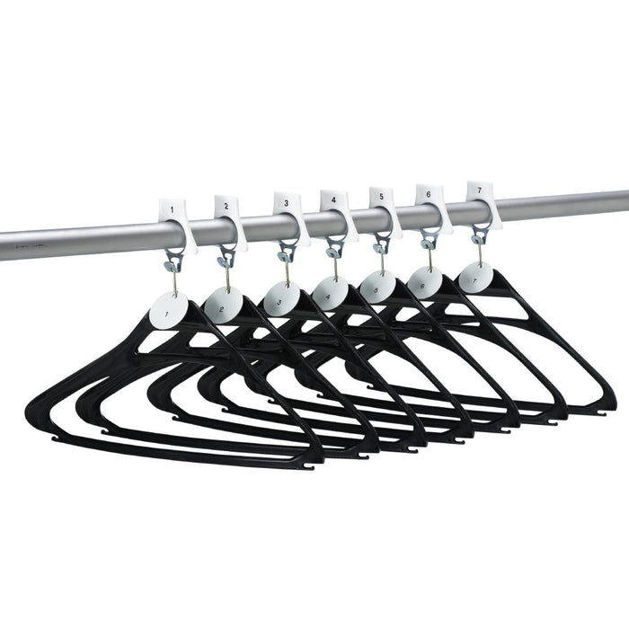 Numbered Cloakroom Hangers 1-33 Commercial Hangers