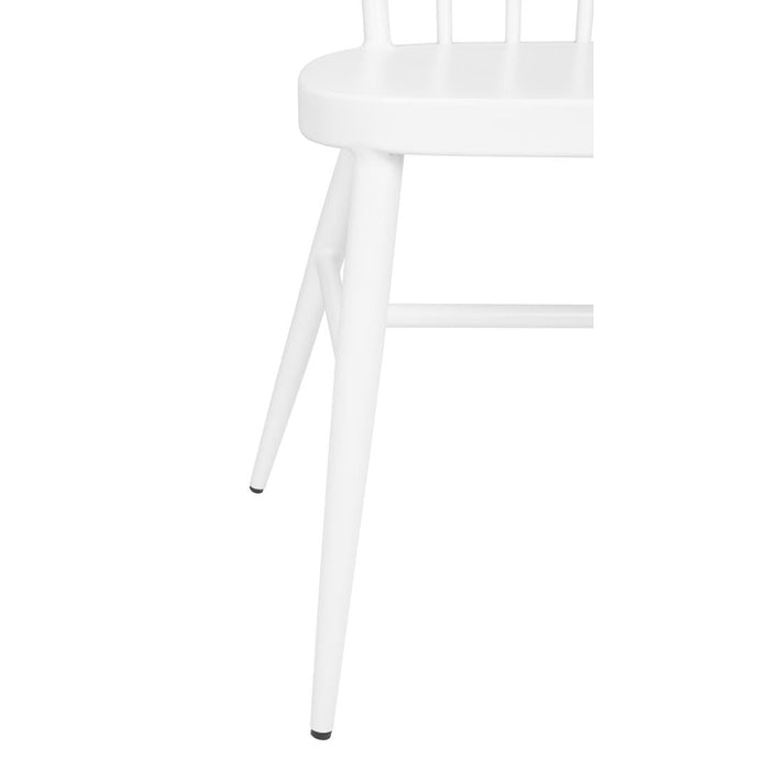 Bolero Windsor Aluminium White Chairs White (4 Pack) Bolero