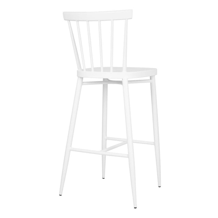 Bolero Windsor Aluminium White High Stools (2 Pack) Bolero