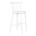 Bolero Windsor Aluminium White High Stools (2 Pack) Bolero
