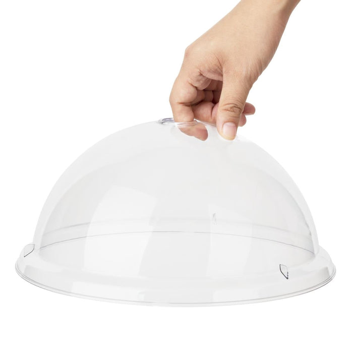 Olympia Kristallon Polycarbonate Domed Plate Cover Round 260mm Olympia