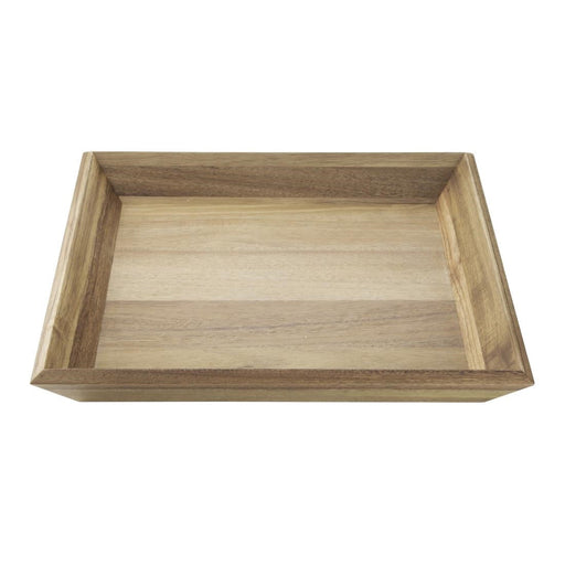 Olympia Acacia Rectangular Tray 380x355mm Olympia