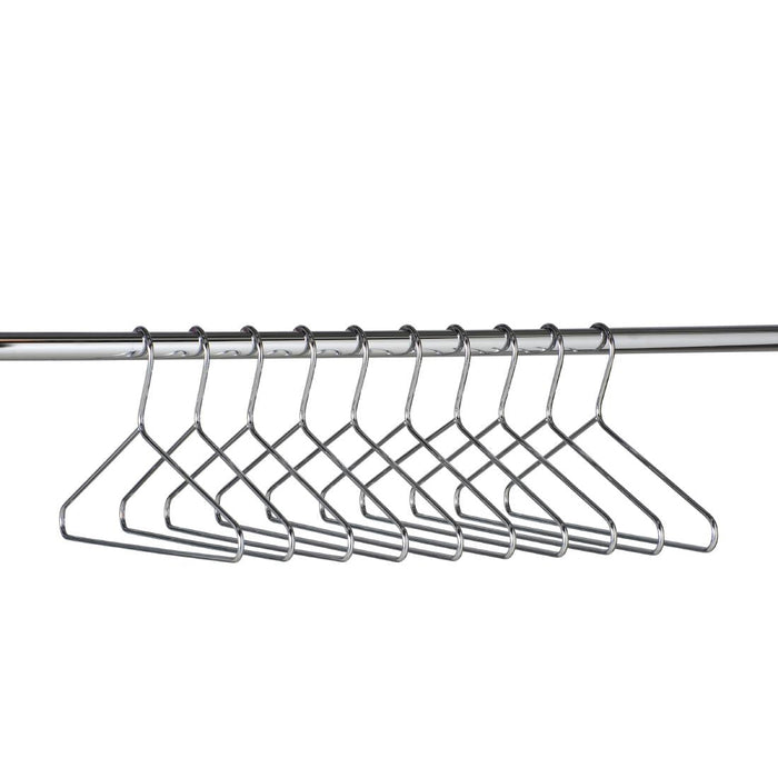 Chrome Plated Steel Hangers (50 Pack) Commercial Hangers