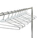 Chrome Plated Steel Hangers with Tags (50 Pack) Commercial Hangers
