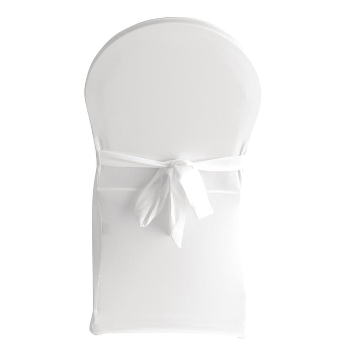 Bolero Banquet Chair Cover White Bolero