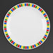 Olympia Kristallon Fairground Melamine Side Plates 160mm (12 Pack) Olympia