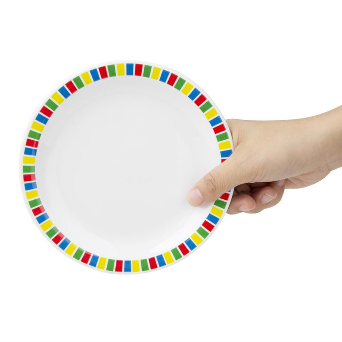 Olympia Kristallon Fairground Melamine Side Plates 160mm (12 Pack) Olympia