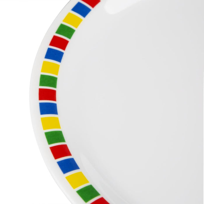 Olympia Kristallon Fairground Melamine Dinner Plates 230mm (12 Pack) Olympia