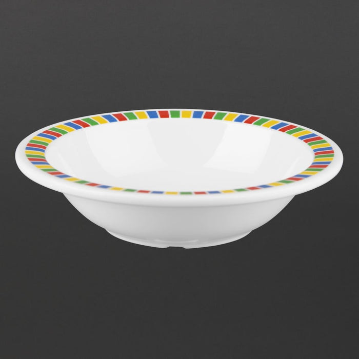 Olympia Kristallon Fairground Melamine Bowls 150mm (12 Pack) Olympia