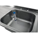 Vogue Fully Assembled Stainless Steel Sink Left Hand Drainer 1000mm Vogue