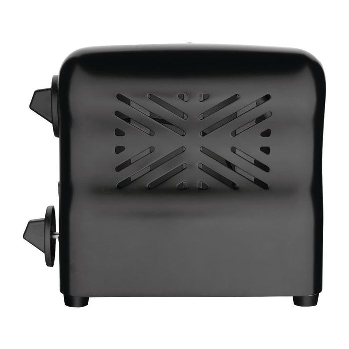 Rowlett Esprit 4 Slot Toaster Jet Black w/2x Additional Elements & Sandwich Cage Rowlett