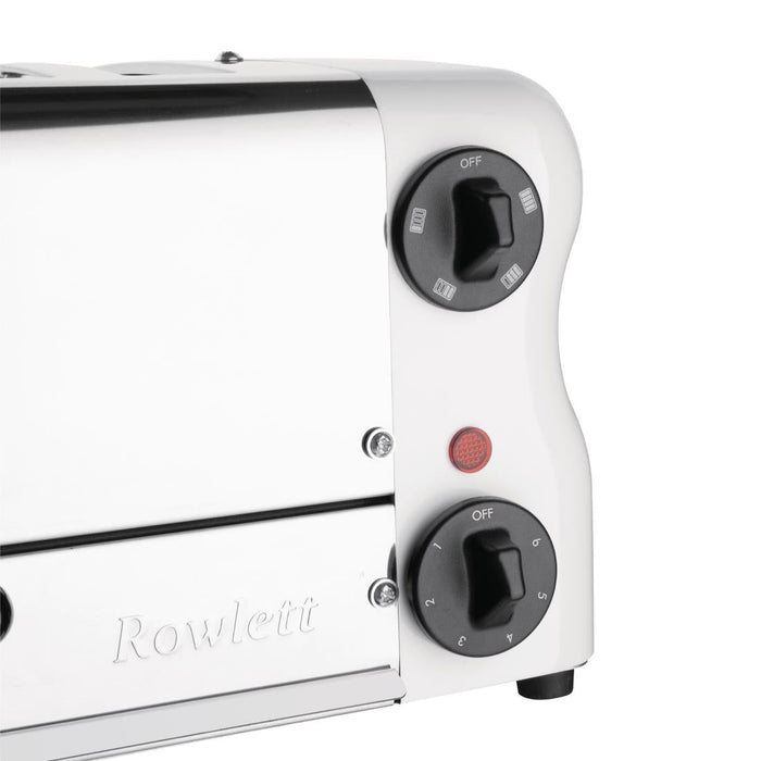 Rowlett Esprit 4 Slot Toaster White w/2x Additional Elements & Sandwich Cage Rowlett